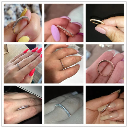 Minimalist Thin Rings for Women