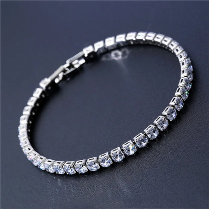 Zirconia Crystal Tennis Bracelets For Women