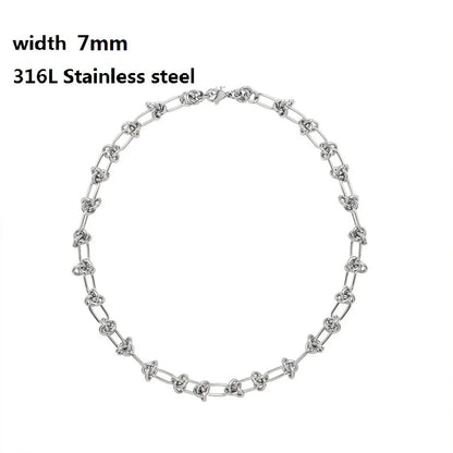 Stainless Steel Cuban Chain Bracelet for Men & Women