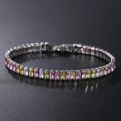 Zirconia Crystal Tennis Bracelets For Women