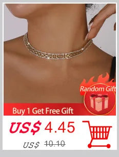 Snake Chain Choker Necklace for Women