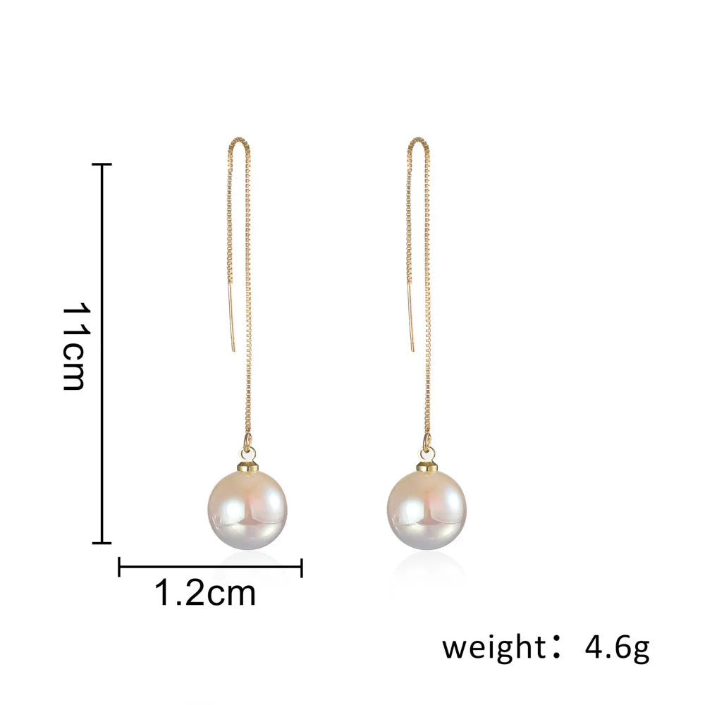 Pearl Long Women's Earrings