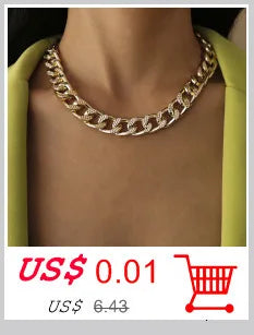 Snake Chain Choker Necklace for Women