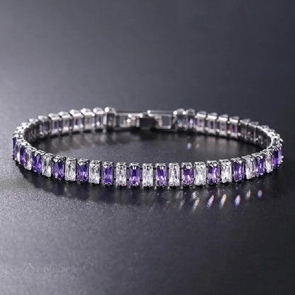 Zirconia Crystal Tennis Bracelets For Women