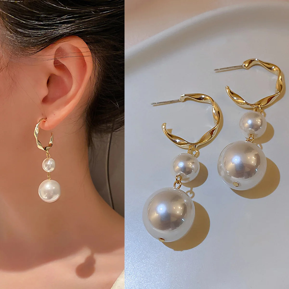 Pearl Long Women's Earrings