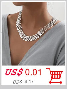 Snake Chain Choker Necklace for Women