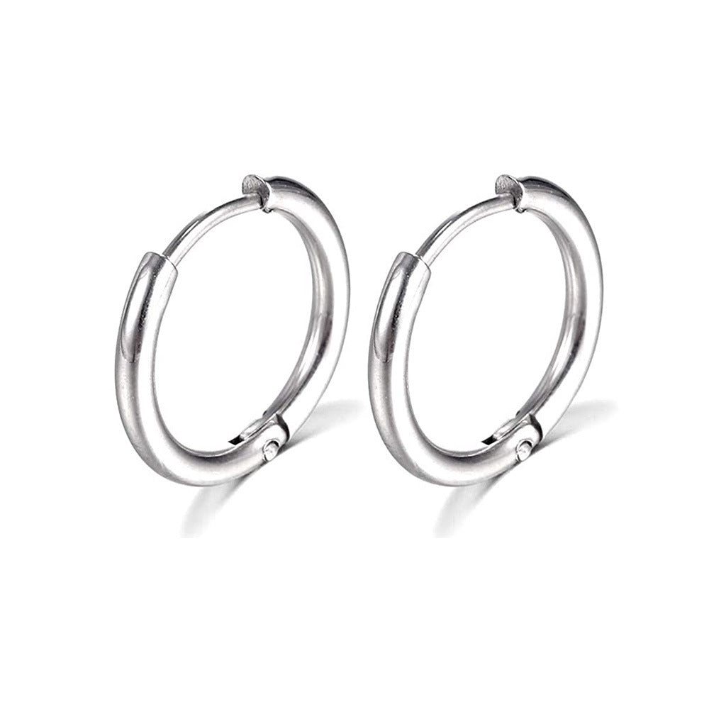 Stainless Steel Small Hoop Earrings for Women