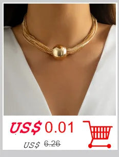 Snake Chain Choker Necklace for Women