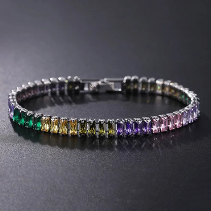 Zirconia Crystal Tennis Bracelets For Women