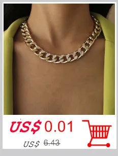 Snake Chain Choker Necklace for Women