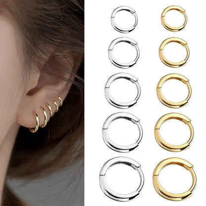 Stainless Steel Small Hoop Earrings for Women