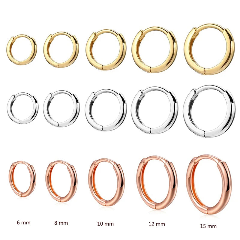 Stainless Steel Small Hoop Earrings for Women