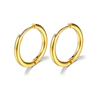 Stainless Steel Small Hoop Earrings for Women