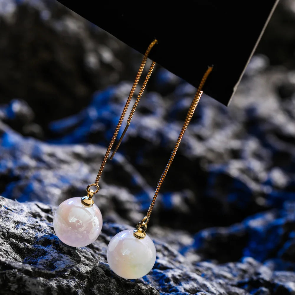 Pearl Long Women's Earrings